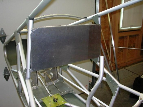 Test fit preliminary inst. panel