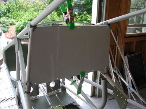 Front of enlarged panel