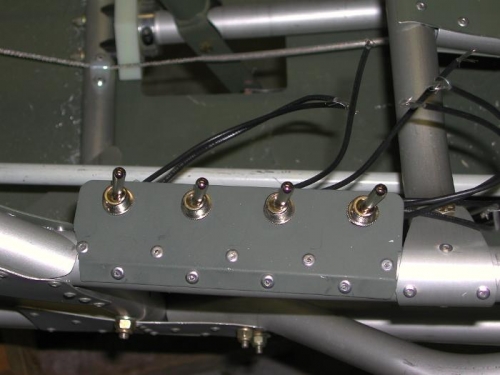 Test fitting switches