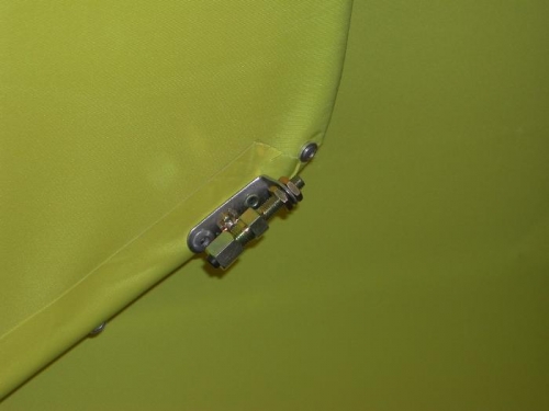 Aft control cable adjuster and bracket