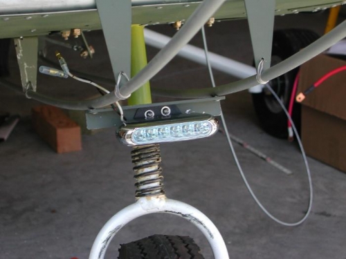 Llanding light test fit