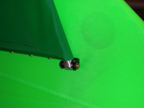 Leading edge of horizontal stabilizer