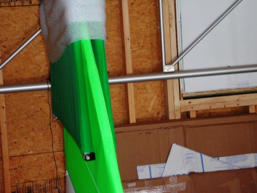 Folded horizontal stabilizer