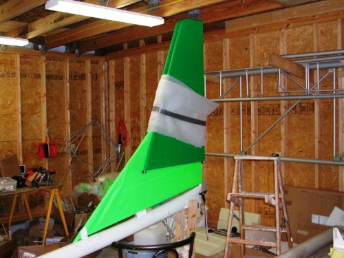 Folded horizontal stabilizers