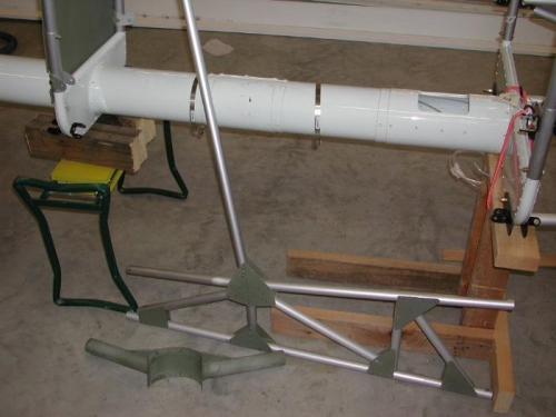 Removed right side girder