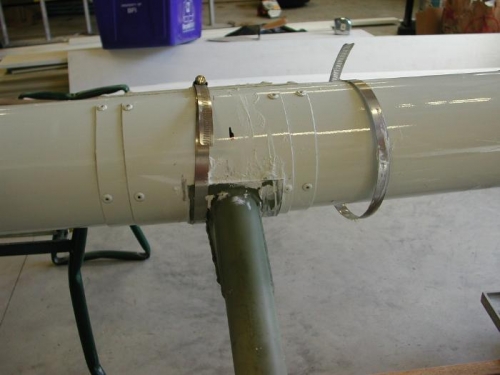 Riveted forward edge