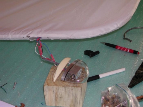 Assembling wing-tip lights