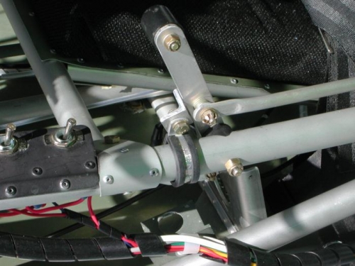 Open throttle safety stop