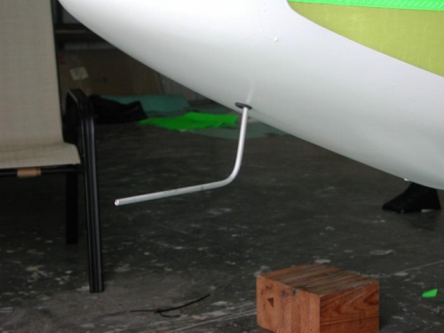 Room for pitot tube