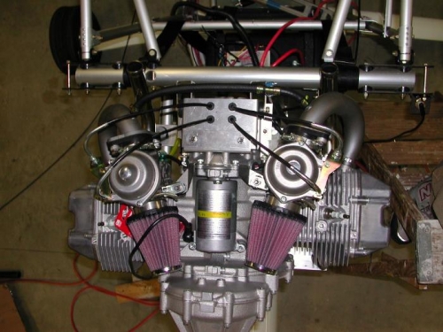 Birds eye view of cables