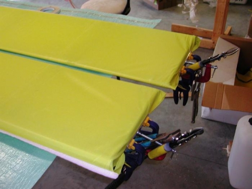 Stretching the fabric of the flaps