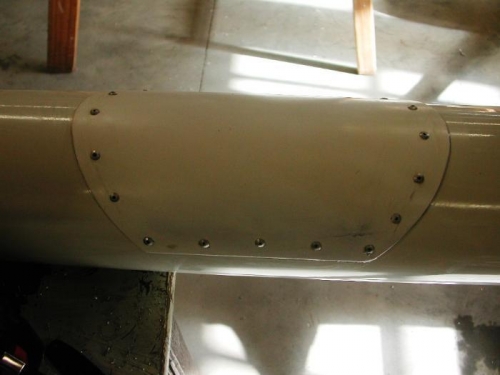 Finished doubler plate