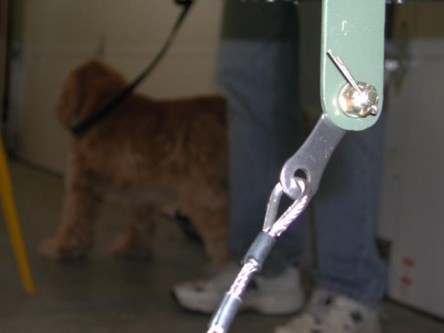 Swaged lower elevator cable end