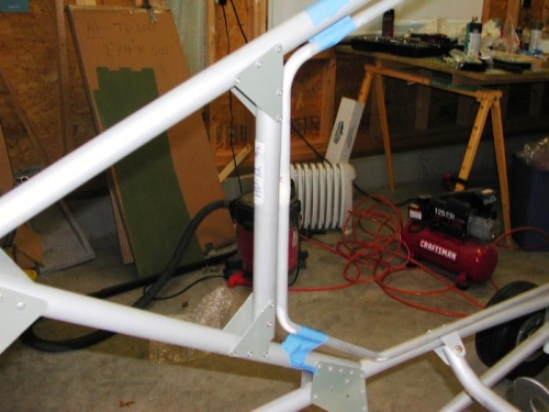 Front right door post