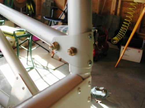 Aft wraparound brackets installed