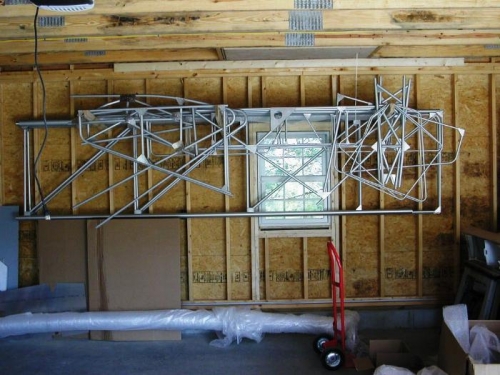 Wing, tail, boom parts