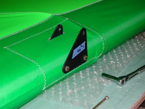 Reattached strut brackets