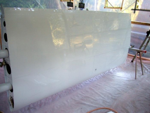 Top surface after 3 coats