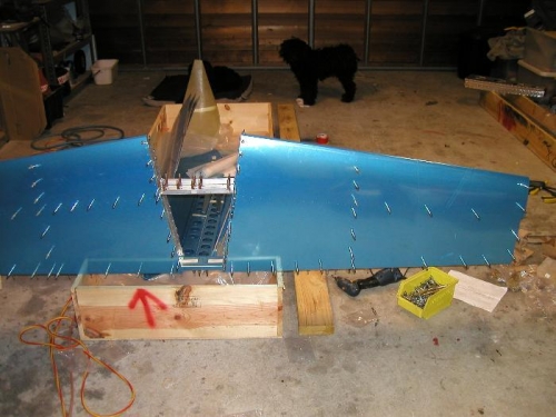 Right side of the horizontal stab completed
