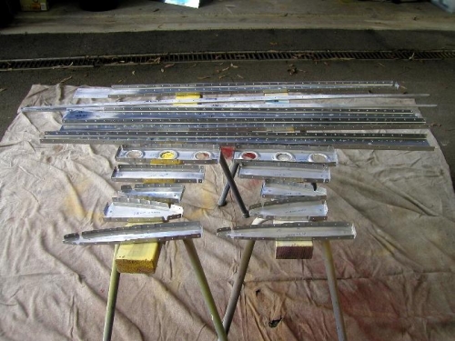 Parts ready to receive etch primer