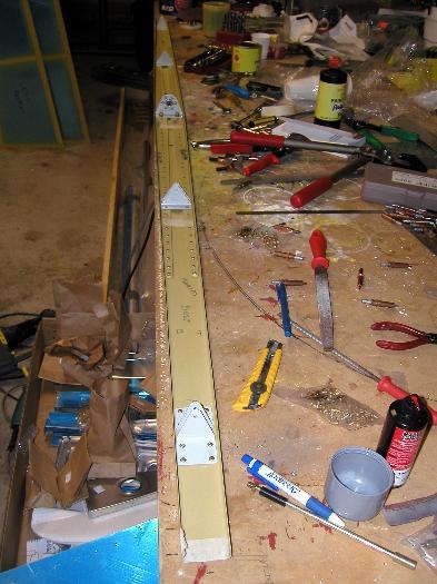 Rear spar riveting complete