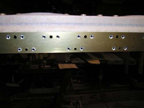 Close up of counter sinks