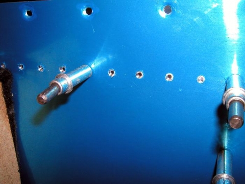 Tank skin countersunk where it attaches to the rear baffle plate