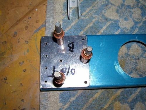 Made barckets for both the I/B and O/B ends of the spar