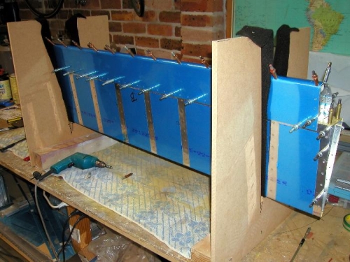 Back drilling completed, including the counter weight