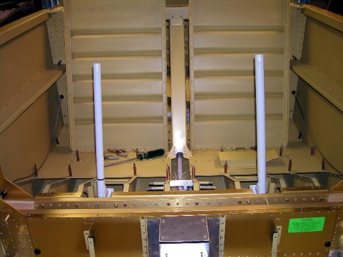 Looking from the firewall to the rear