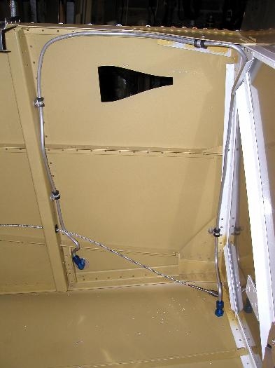 left side vent line installed
