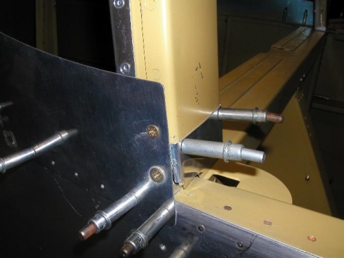Tapped holes and installed 8R8 screws into forward canopy rollbar
