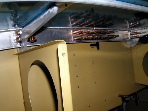 Splice plate and hinge brackets drilled