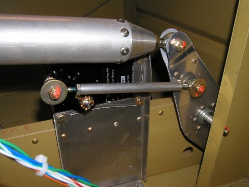 Bolted and safty wired into position