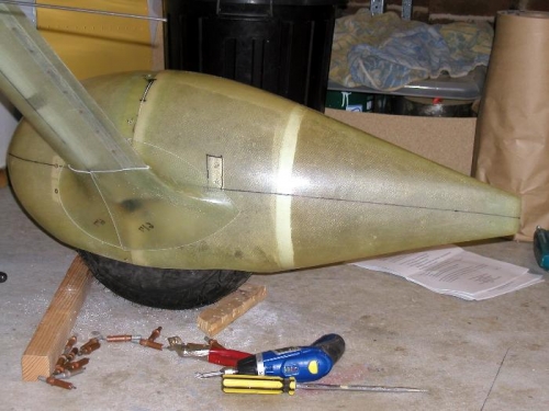 Nut plates installed and lower fairings sitting in place