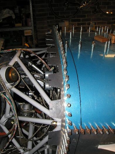 0.063 strip of aluminium to replace the hinge