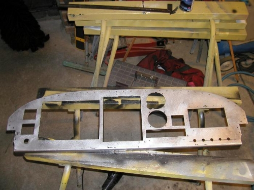 Front of the panel before painting