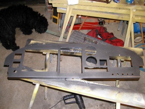 After a coat of hammer finish charcoal.