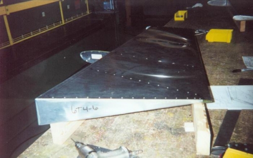 A different view of the rudder.