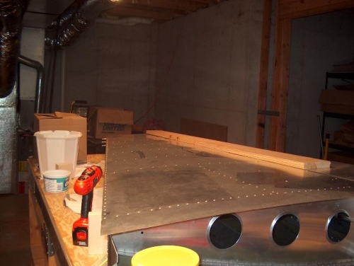 Bottom Wing Skin Complete (Inboard View)