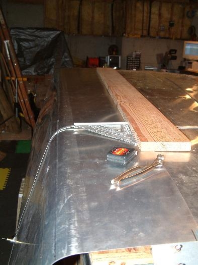 Another angle of marking nose skin