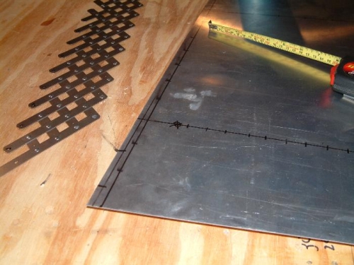 Marking the Spar Rivet Line