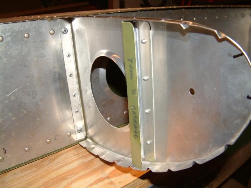 U-Channel attached to S8 Nose Rib