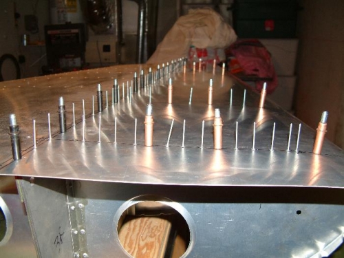 LE Bottom Clecoed with Rivets Ready to Go!