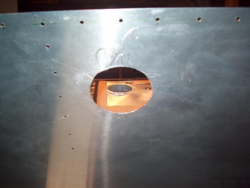 Filler Cap Hole in Skin