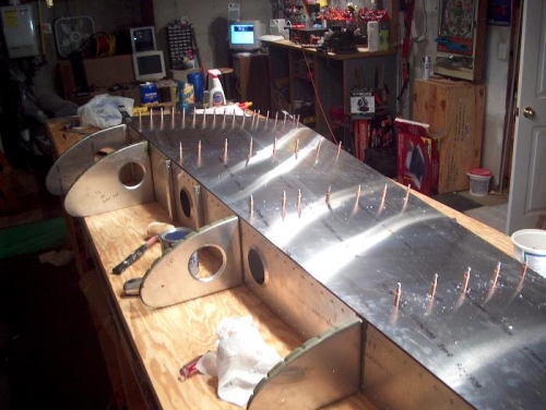 Top Rear Skin drilled