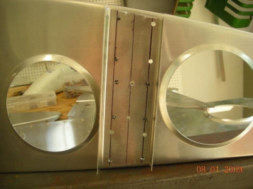 Bellcrank Support Channel on the opposite side of rib.