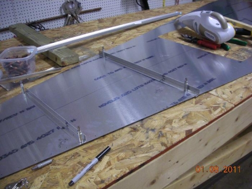 L angles on bottom rear skin