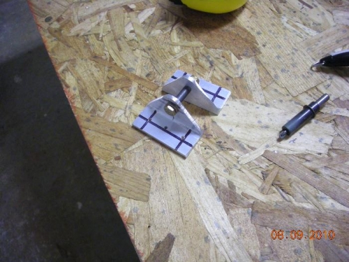 Left bellcrank support.