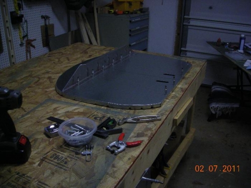 Top stiffner on front of FW